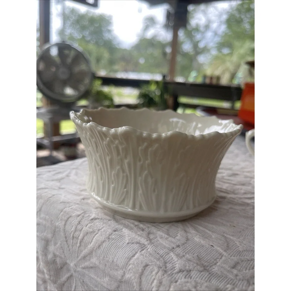 Vintage Lenox Porcelain Woodland Nut or Candy Bowl Made in U.S.A.
